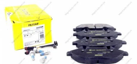 Колодки тормозные, передние, (тип BOSCH) TEXTAR 2400701