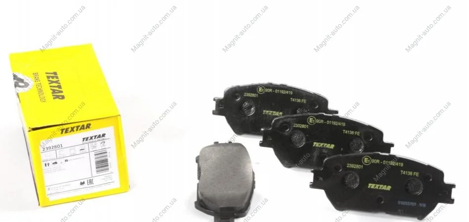 Тормозные колодки LEXUS/TOYOTA ES/GS/Camry "F "01>> TEXTAR 2392801 (фото 1)