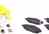 Комплект гальмівних колодок переднього., TOYOTA AVENSIS, COROLLA VERSO 1.6-2.4 10.00-03.09 TEXTAR 2376802 (фото 1)