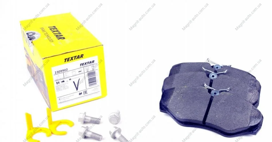 Колодки гальмівні NISSAN/OPEL/RENAULT Primastar/Vivaro/Trafic "F "98>> TEXTAR 2309902 (фото 1)