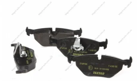 Колодки тормозные задние TEXTAR 2169103