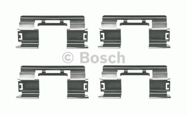 Монтажний к-кт гальмівних колодок BOSCH 1987474746 (фото 1)