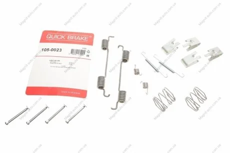 Монтажний к-кт гальмівних колодок QUICK BRAKE 105-0023