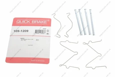 Монтажный к-кт тормозных колодок пер QUICK BRAKE 109-1209
