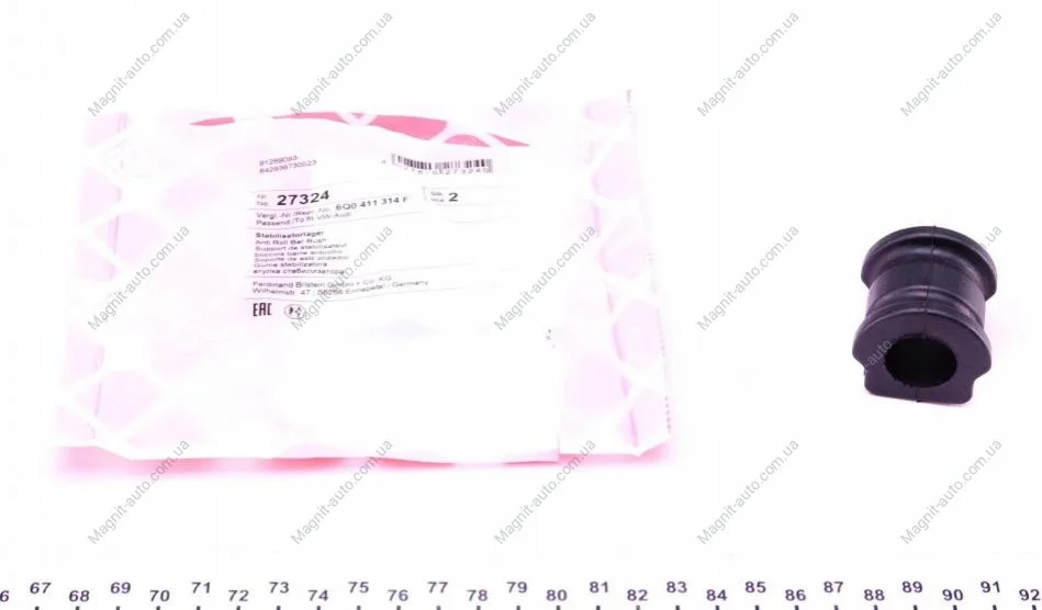 Втулка стабілізатора SKODA/VW Fabia/Polo "F "D=19,8mm "99-"07 FEBI BILSTEIN 27324 (фото 1)