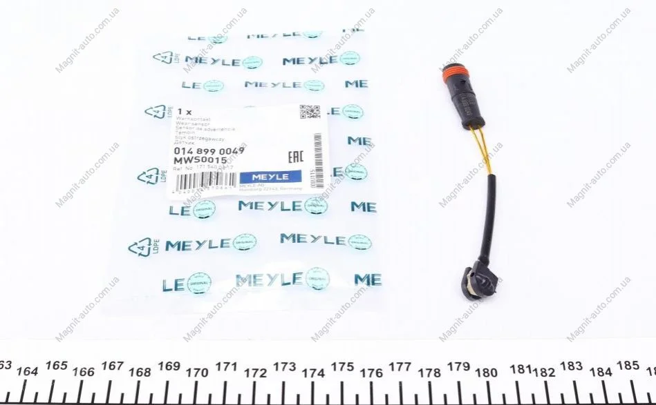 Датчик зносу гальмівних колодок MEYLE 014 899 0049 (фото 1)