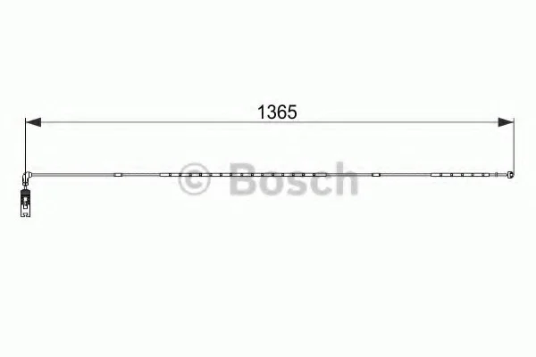 Датчик зносу гальмівних колодок BOSCH 1987474583 (фото 1)