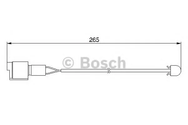 Датчик зносу гальмівних колодок BOSCH 1987474904 (фото 1)