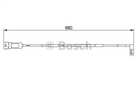 Датчик зносу гальмівних колодок BOSCH 1987474909