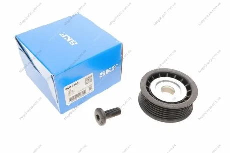 Ролик генератора ребристий, 2.0DI SKF VKM 34031