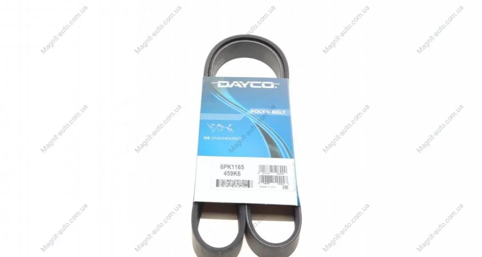 Ремень поликлиновый DAYCO 6PK1165 (фото 1)