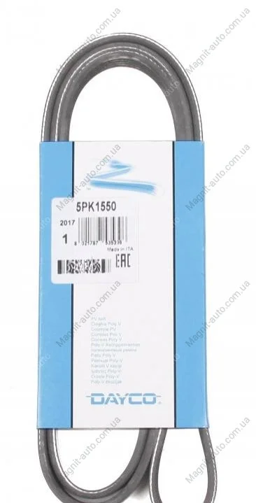 Ремень поликлиновый DAYCO 5PK1550 (фото 1)