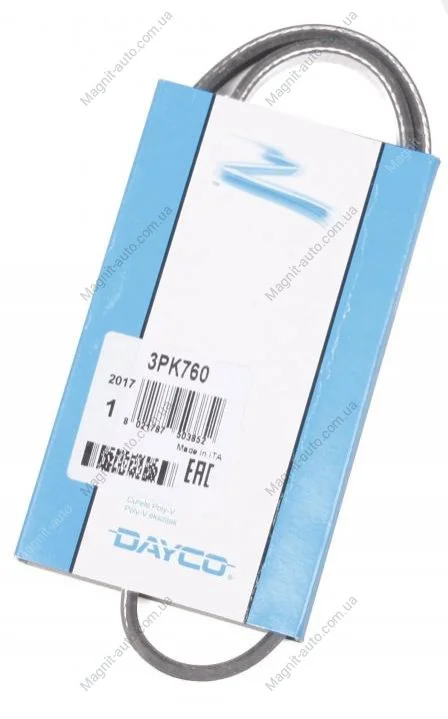 Ремень поликлиновый DAYCO 3PK760 (фото 1)
