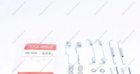 Р/к барабанных тормозов. колодок QUICK BRAKE 105-0804
