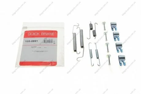 Р/к барабанных тормозов. колодок QUICK BRAKE 105-0891