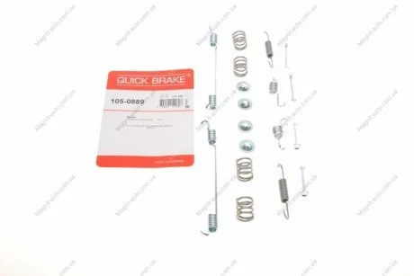 Р/к барабанних гальм. колодок QUICK BRAKE 105-0889