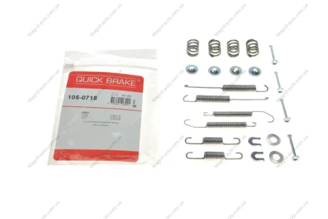 Р/к барабанных тормозов. колодок QUICK BRAKE 105-0718