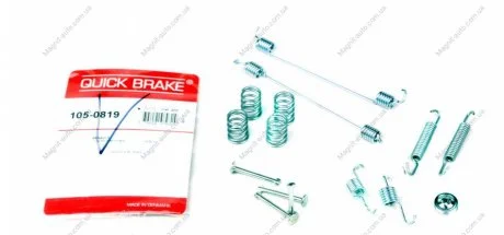 Р/к барабанных тормозов. колодок QUICK BRAKE 105-0819