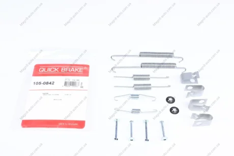 Р/к барабанных тормозов. колодок QUICK BRAKE 105-0842