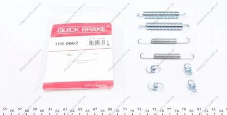 Р/к барабанних гальм. колодок QUICK BRAKE 105-0662