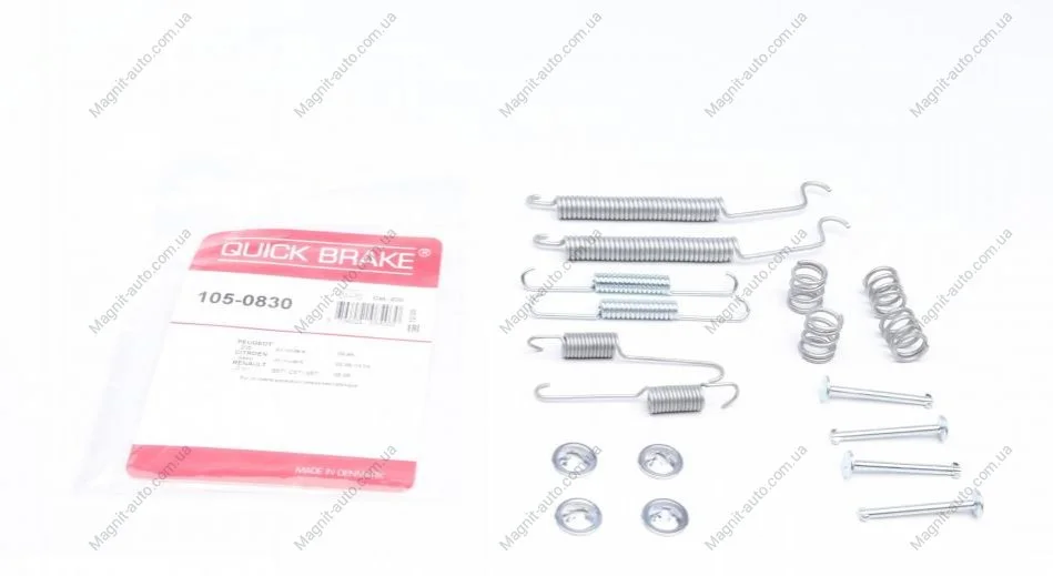Р/к барабанных тормозов. колодок QUICK BRAKE 105-0830 (фото 1)