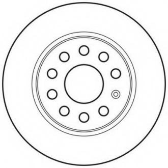 Диск тормозной Jurid 562614JC