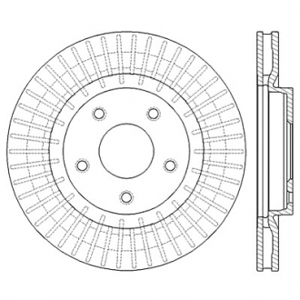 Диск тормозной Jurid 562578JC