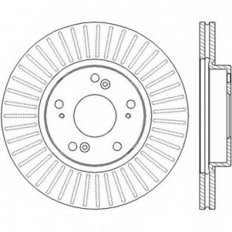 Диск тормозной Jurid 562457JC
