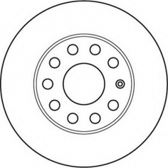 Диск тормозной Jurid 562238JC