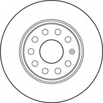 Диск тормозной Jurid 562237JC