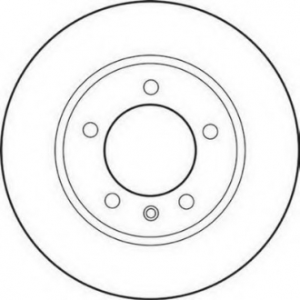 Диск тормозной Jurid 562164JC