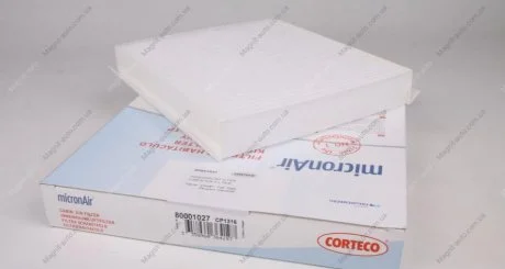 Фільтр салону Citroen, Fiat, Peugeot CORTECO 80001027