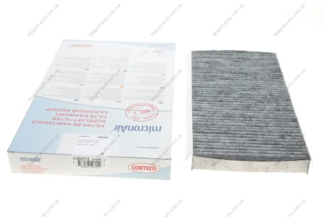 Фильтр салона угольный CC1092 Opel, Vauxhall CORTECO 21652715