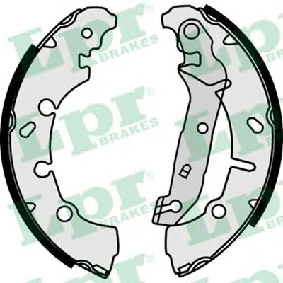 Колодки гальмівні, барабанні FORD Courier, Fiesta, Fusion, Puma, 1.25-1.8, 95-12 LPR 08200 (фото 1)