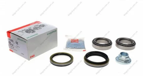 Подшипник передней ступицы, 1.1-1.3 Pride 90-, Rio 00-05/Mazda121 90-97 FAG 713 6151 30