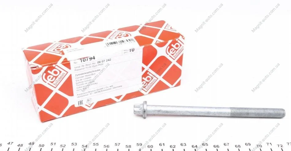 Болт ГБЦ AVEO/LANOS 1.4-1.6 97- FEBI BILSTEIN 10794 (фото 1)