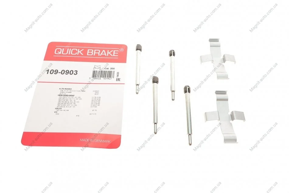 Р/к дисковых тормозов. колодок QUICK BRAKE 109-0903 (фото 1)