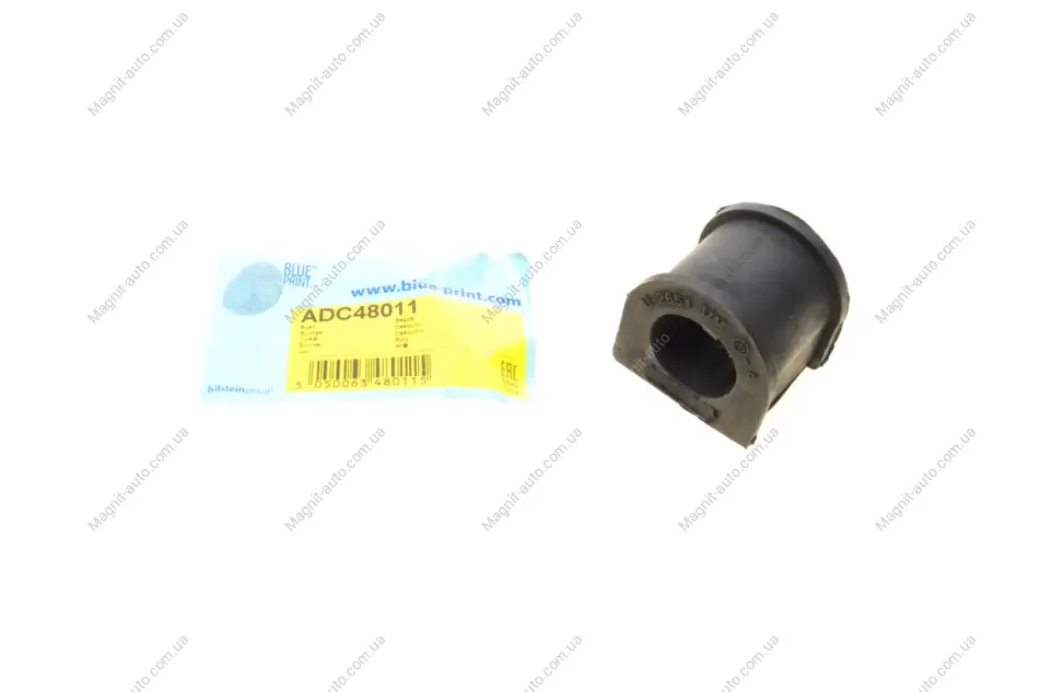 Втулка стабилизатора резиновая BLUE PRINT ADC48011 (фото 1)