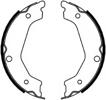 Тормозные колодки барабанные FERODO FSB4048
