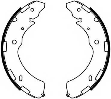 Колодки тормозные барабанные FERODO FSB4052