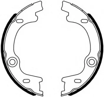 Тормозные колодки барабанные FERODO FSB4099