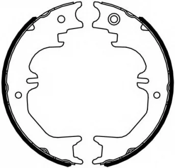 Колодки тормозные барабанные FERODO FSB4125