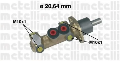 Циліндр гальмівний головний Metelli 05-0044