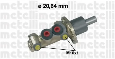 Цилиндр тормозной главный Metelli 05-0125
