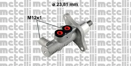 Циліндр гальмівний головний Metelli 05-0776