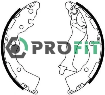 Колодки тормозные барабанные PROFIT 5001-4086