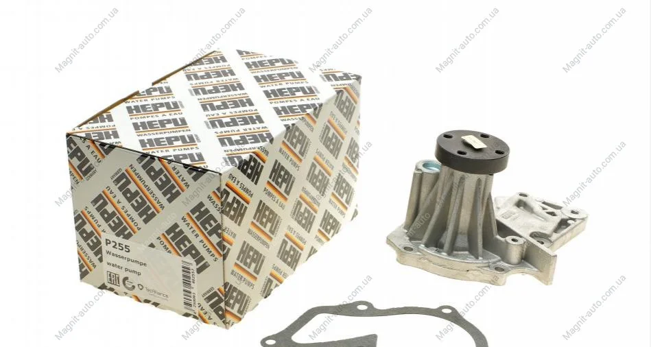 Насос водяний, FORD B-Max, C-Max, Fiesta, Focus, Fusion, Kuga, Mondeo, Transit; 1.25-1.6, 07- HEPU P255 (фото 1)
