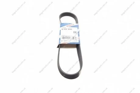 Ремень поликлиновый 6PK850 BOSCH 1987946011