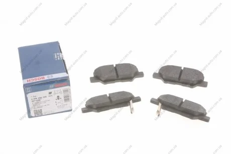Колодки дискові гальмові, комплект, MITSUBISHI ASX/Outlander 10- BOSCH 0986495358