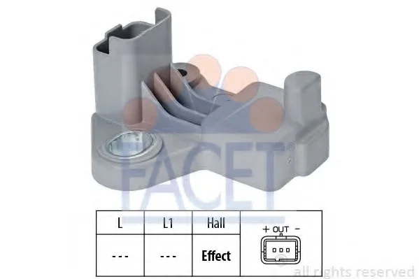 Датчик коленвала Citroen BERLINGO, C4, PICASSO I 1.4D-2.4D 01- FACET 9.0602 (фото 1)